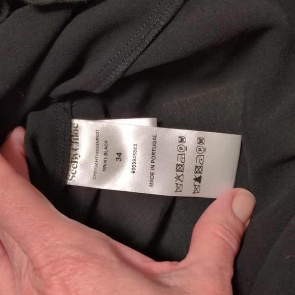 See By Chloe Black Ruffled Blouse - Picture 4 of 6